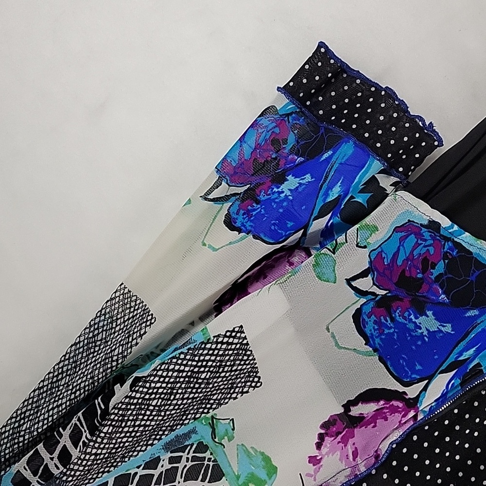 Kaktus Layered Patchwork Pullover Tunic Size L - image 4